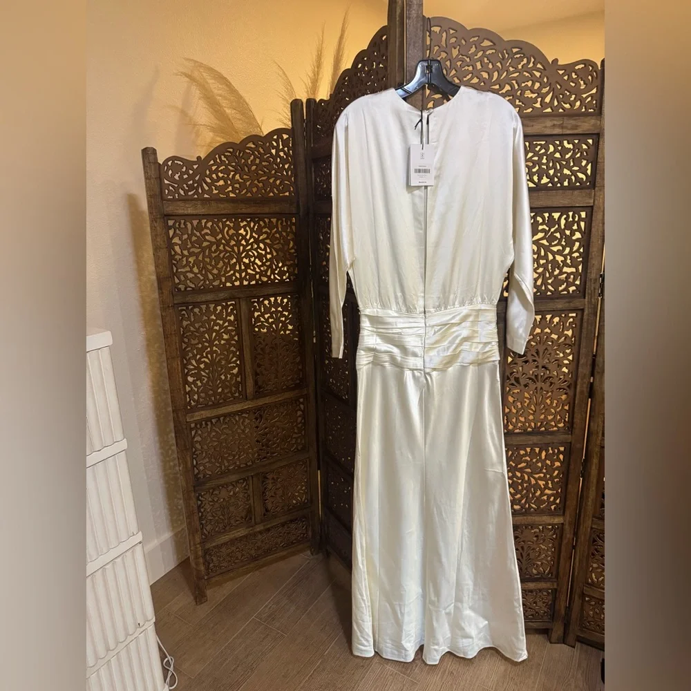 NEW NWT Reformation Esmee Silk Dress - Picture 5 of 5